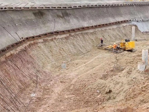 翁源基坑边坡加固
